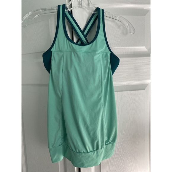 PrAna Breathe Cross Back Athletic Green Tank top Size‎ XS - Picture 1 of 3